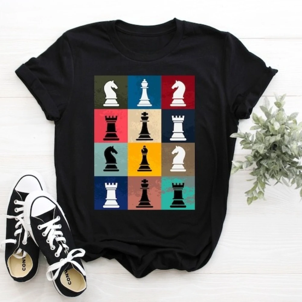 Board Game Queen - Camiseta Vintage para Amantes de Xadrez,