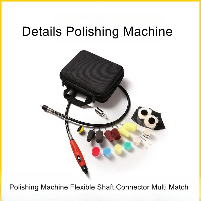 Car detail electric polisher small sanding door panel headlight polisher chrome bright strip oxidation scratches repair