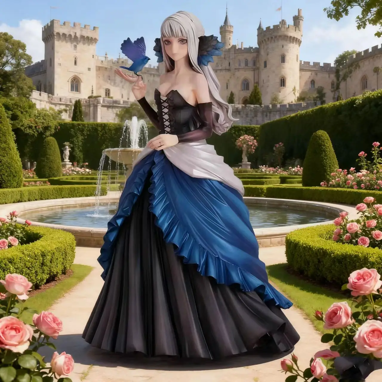 그웬돌린 드레스 버전 애니메이션 섹시 소녀 플레어 오딘 스피어 레이프트라시르 24cm PVC 액션 피규어 수집용 모델 장난감 인형 선물