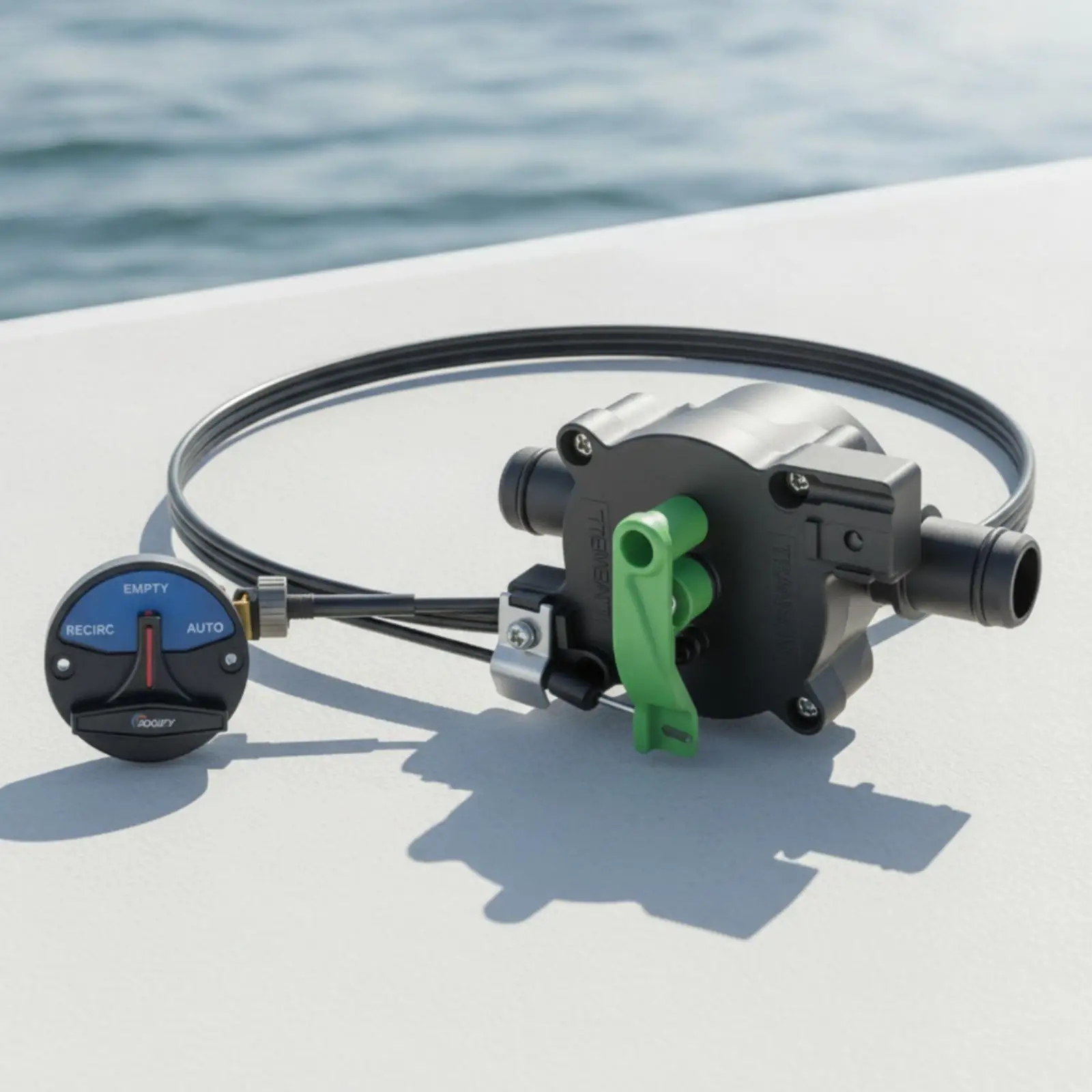 Livewell Control Valve System Recirculating for Fishing Boats, Anglers view 3