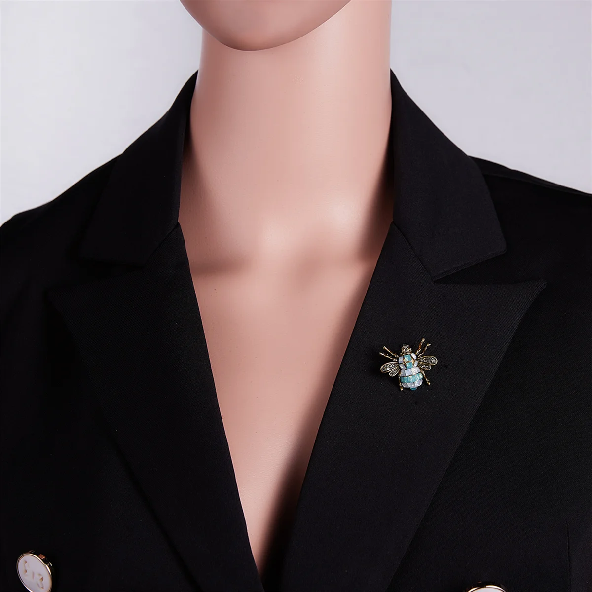 Kristall Kleine Biene Broschen Für Frauen Exquisite Vintage Strass Insekt Biene Anstecknadeln Tier Abzeichen Vielseitig Schmuck Geschenk – Detail 27