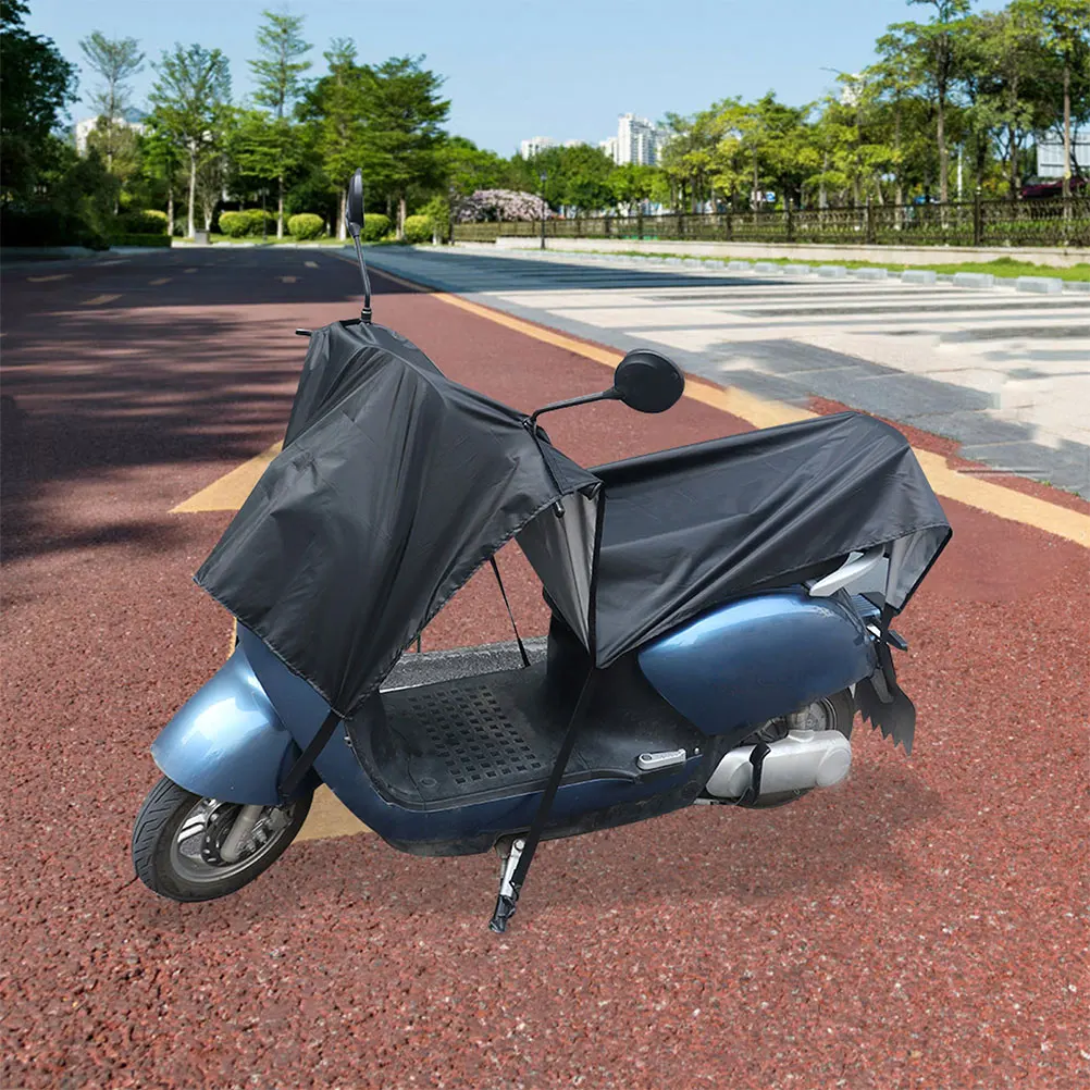 

Motorcycle Rain Cover Electric Bike Scooter Black Motocross Accessories Oxford Fabric Dust Proof Lightweight Storage Anti UV