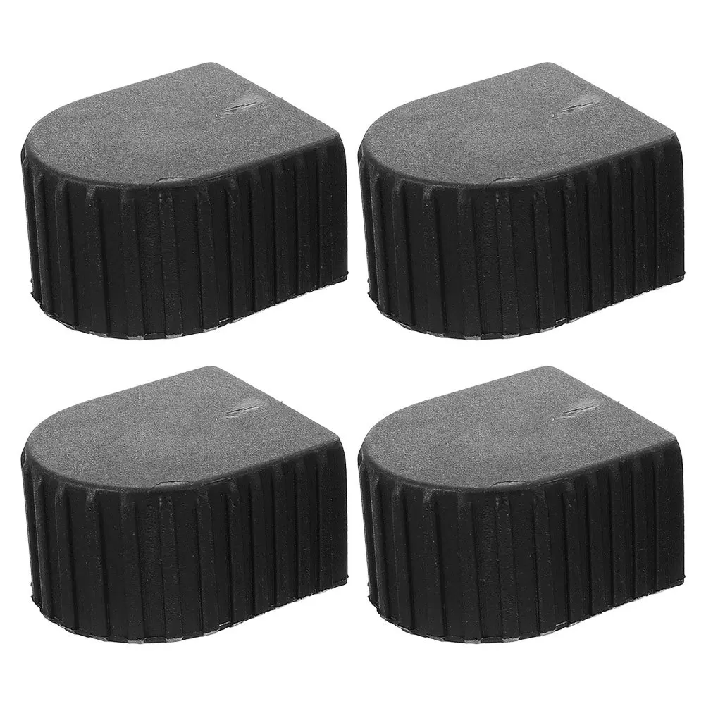 

4pcs Top Covers Thickened Aluminum Alloy For Telescopic Ladders Dust Protection Non-Slip Ladder Feet Covers Ladder Protective