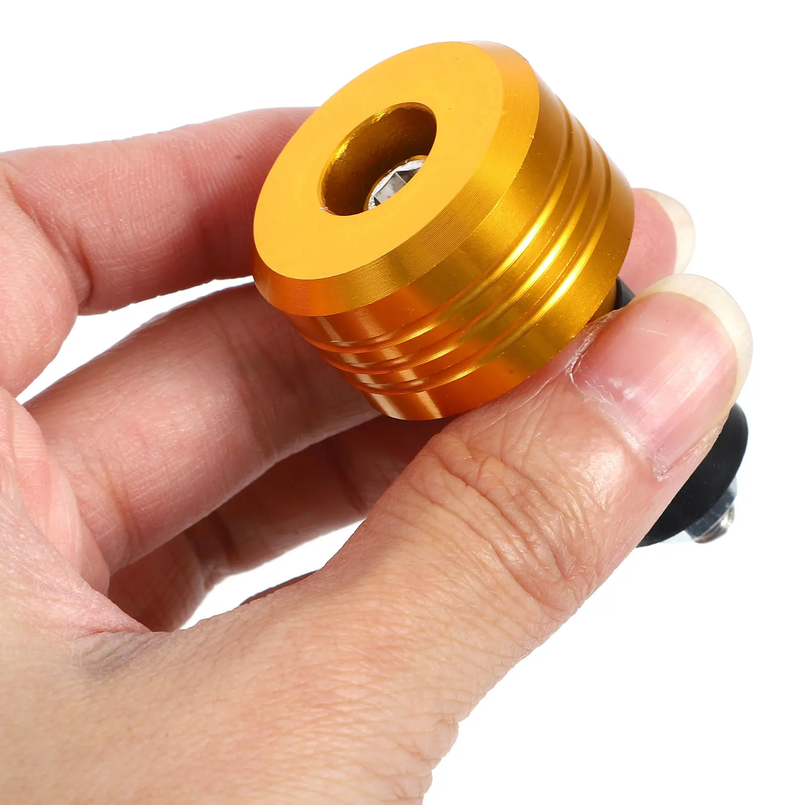 

1Pair Motorcycle Handlebar Bar End Plugs Durable Non-Skid Threaded Replacement Motorcycle Accessories Handlebar Plugs