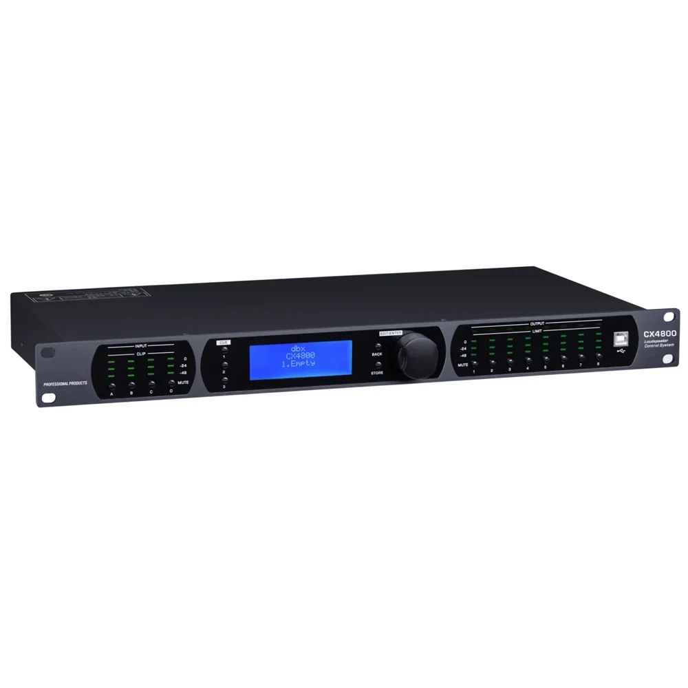 2026 CX4800 Stage-Specific Digital Audio Processor Conference & Performance Processor 4-input 8-output Compatible