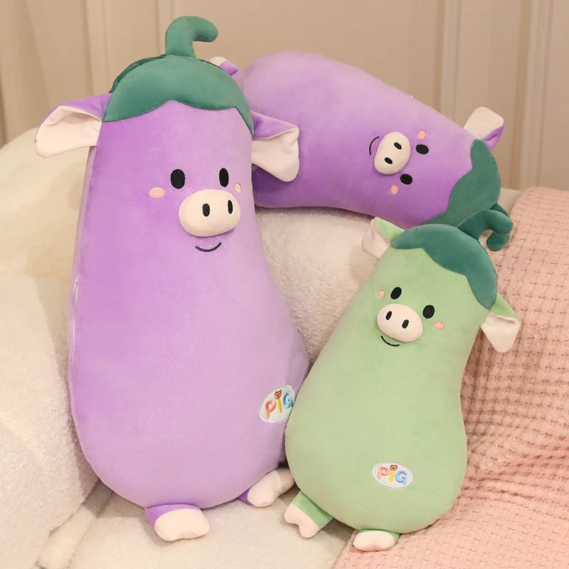 

Новые мягкие милые плюшевые игрушки в форме баклажана, милые мягкие игрушки-подушки для девочек и мальчиков, подарки на день рождения, Рождество, украшение дома