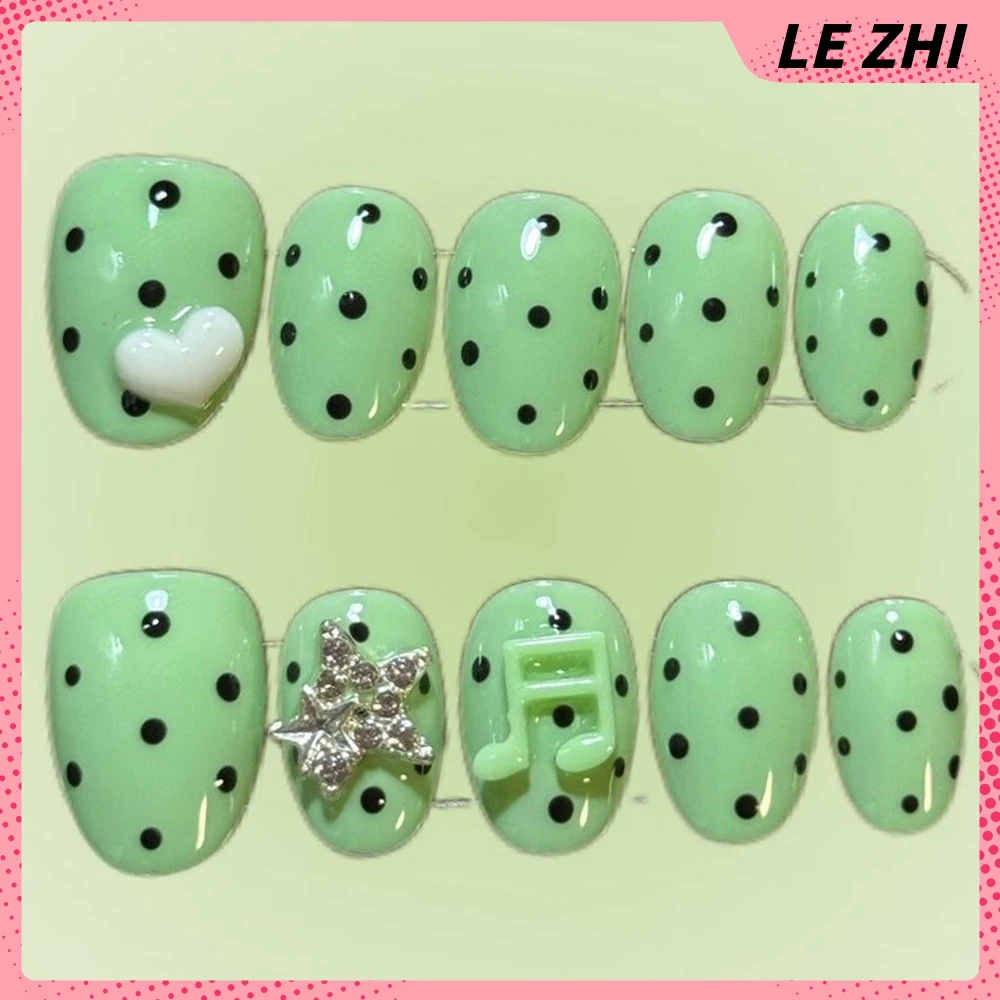 Y2K الكرتون القط الدب أرنب قصيرة اليدوية مسمار حزب ملصق ثلاثية الأبعاد الماس Bowknot أربع أوراق البرسيم الفطر يمكن ارتداؤها وهمية مسمار