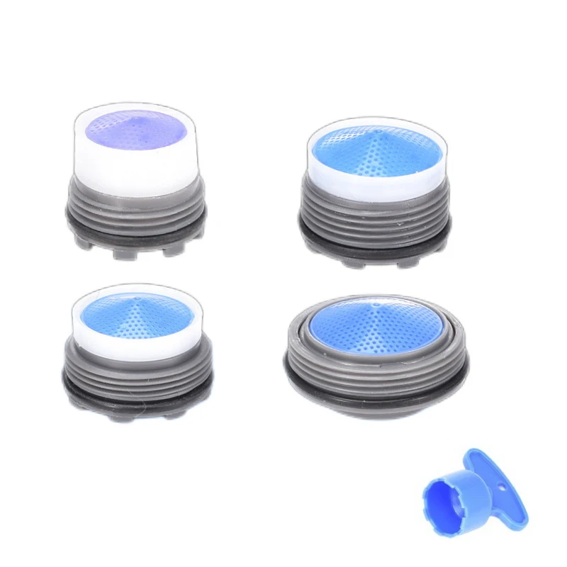 1 Pc Plastic Kitchen Basin Faucet With Built-in Bubbler Filter Cartridge With Inlaid Filter Mesh Spout Foamer Accessories