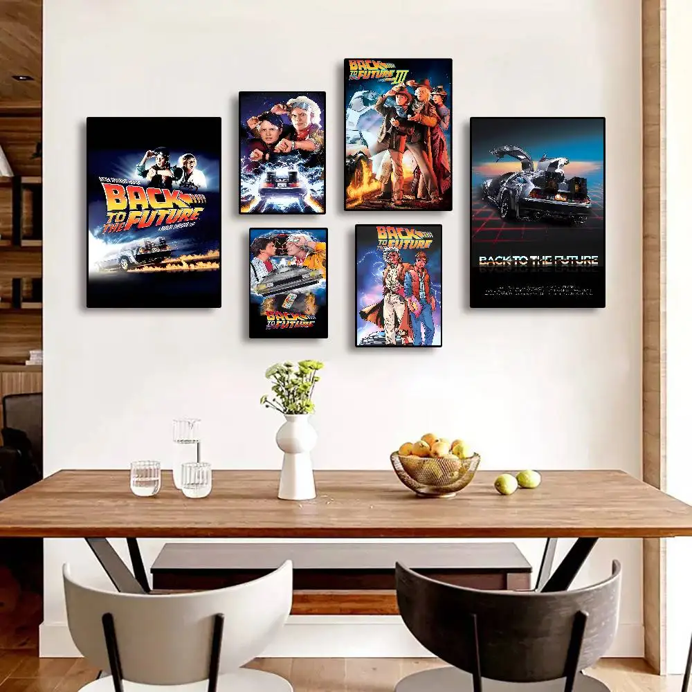 Películas B-Regreso al futuro, decoración de pared para el hogar, dormitorio, sala de estar, decoración decorativa para el hogar, decoración para club, regalo de cumpleaños