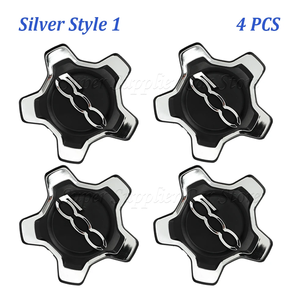 735668196 For Fiat 500X 334 2014-2023 Center Wheel Hub Cap 4 PCS Replacement car Accessories Decoration