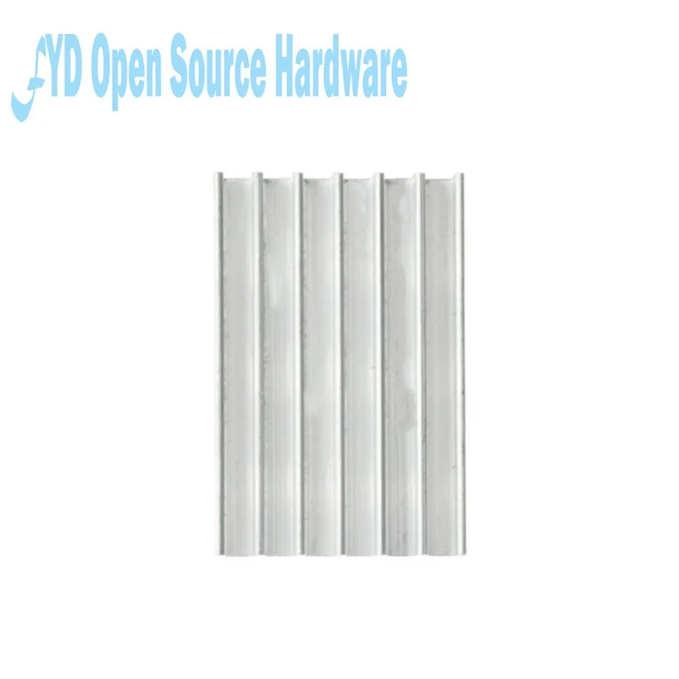 10PCS Heatsink Radiator Cooler Radiator 30x20x6MM High Quality Silver Slot Heat Sink 