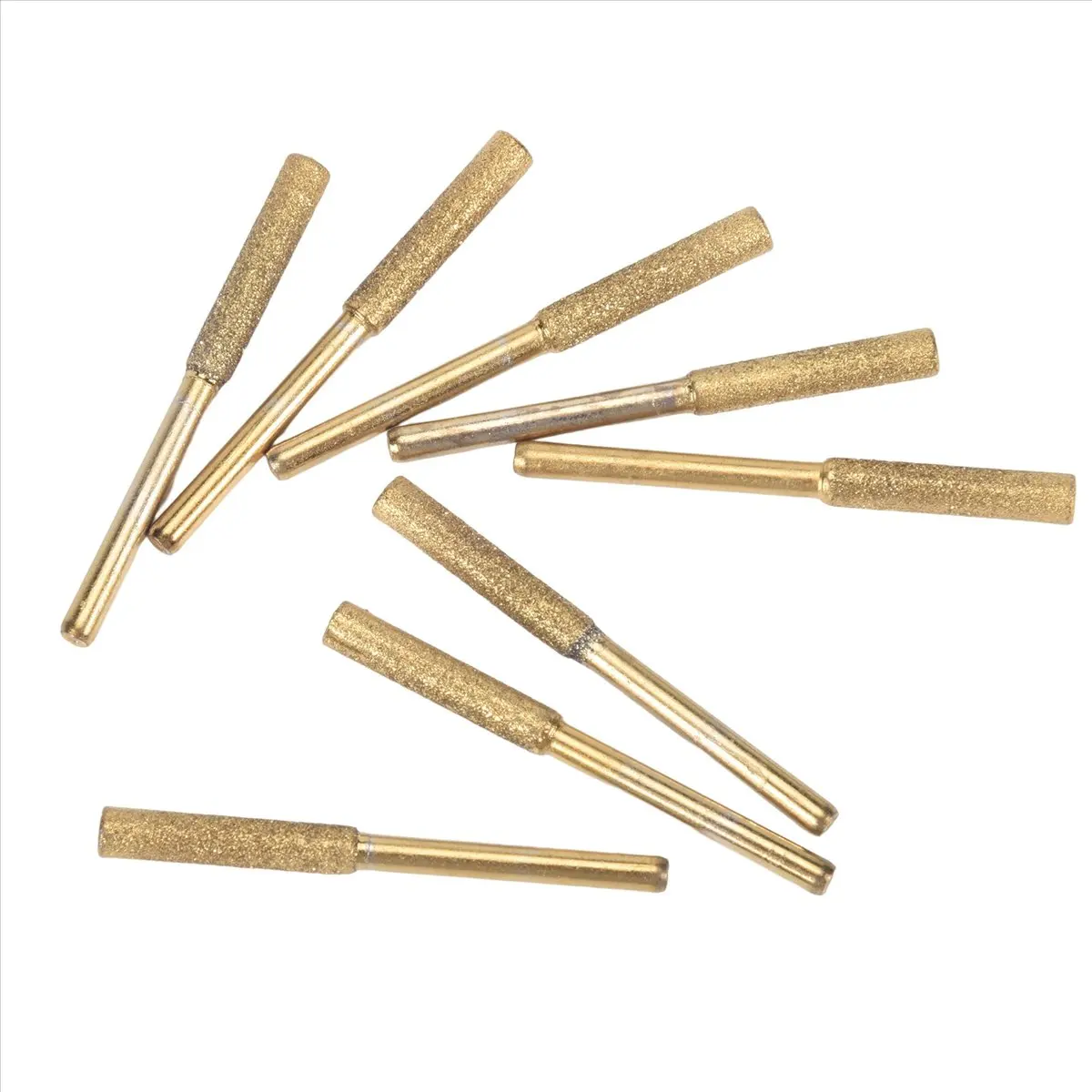 ●8Pcs High Hardness Diamond Chainsaw Sharpener-Stone File,Diamond Sharpening Wheels Chainsaw File(5/32 Inch, 4.0mm)