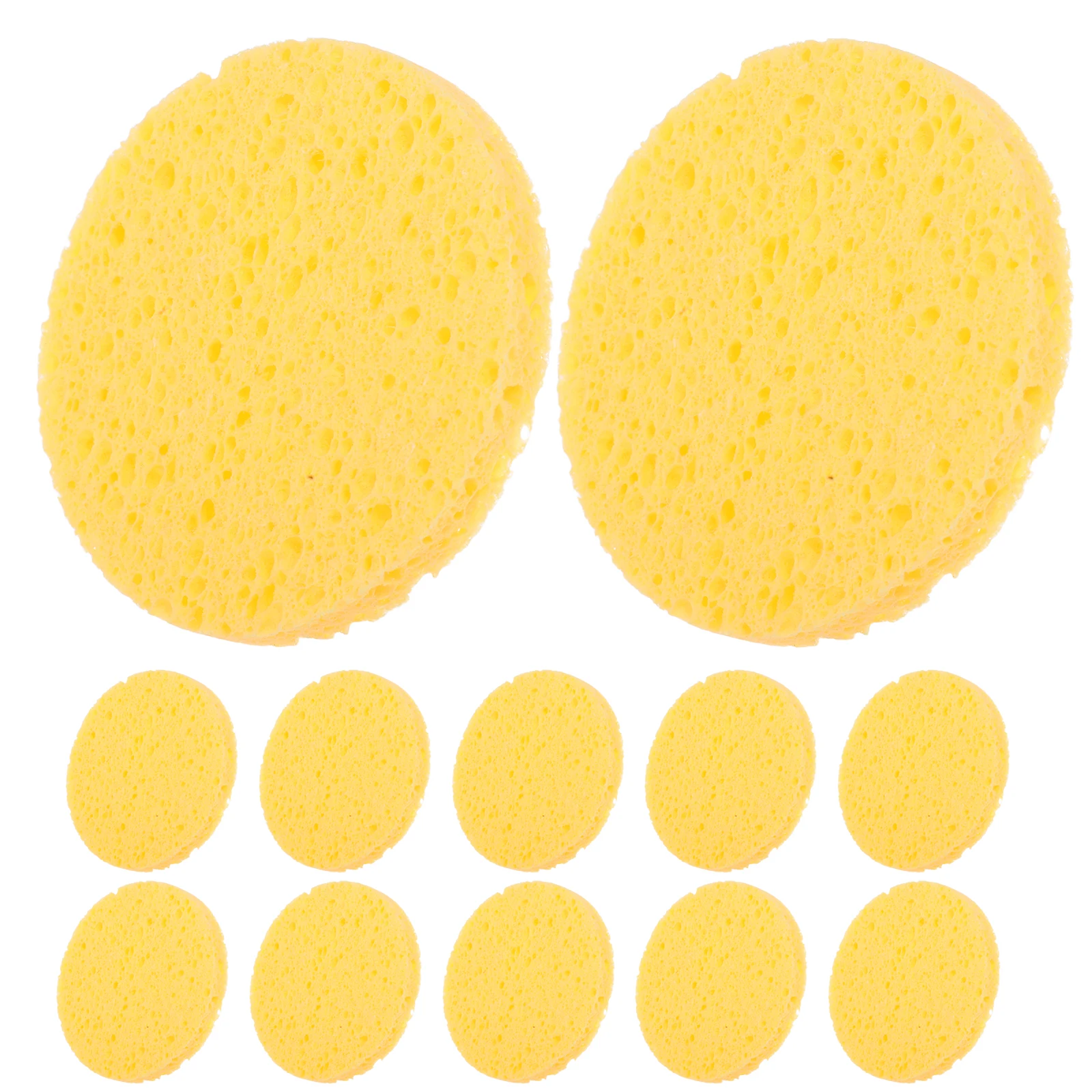 50 قطعة إسفنجة الوجه لب الخشب الطبيعي لينة السليلوز المضغوط للتنظيف العميق إزالة ماكياج العناية بالبشرة تنظيف الوجه الإسفنج #1