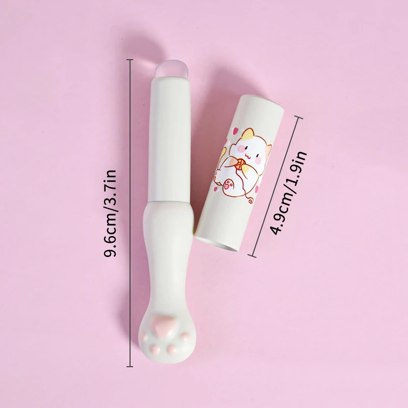 Silikonowy pędzel do ust w kształcie kociej łapki z osłonką, skośne pędzle do korektora, balsam do ust, błyszczyk, skośne pędzle do korektora, pędzle do makijażu.