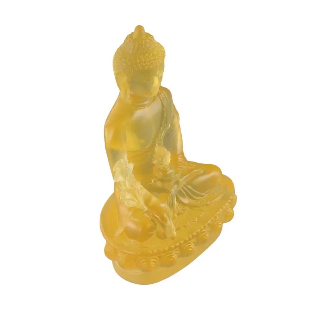 Thai-style Medicine Buddha Statue Zen Ornaments Resin Craft Resin Buddha Crafts Handmade Pharmacist Buddhist Sculpture