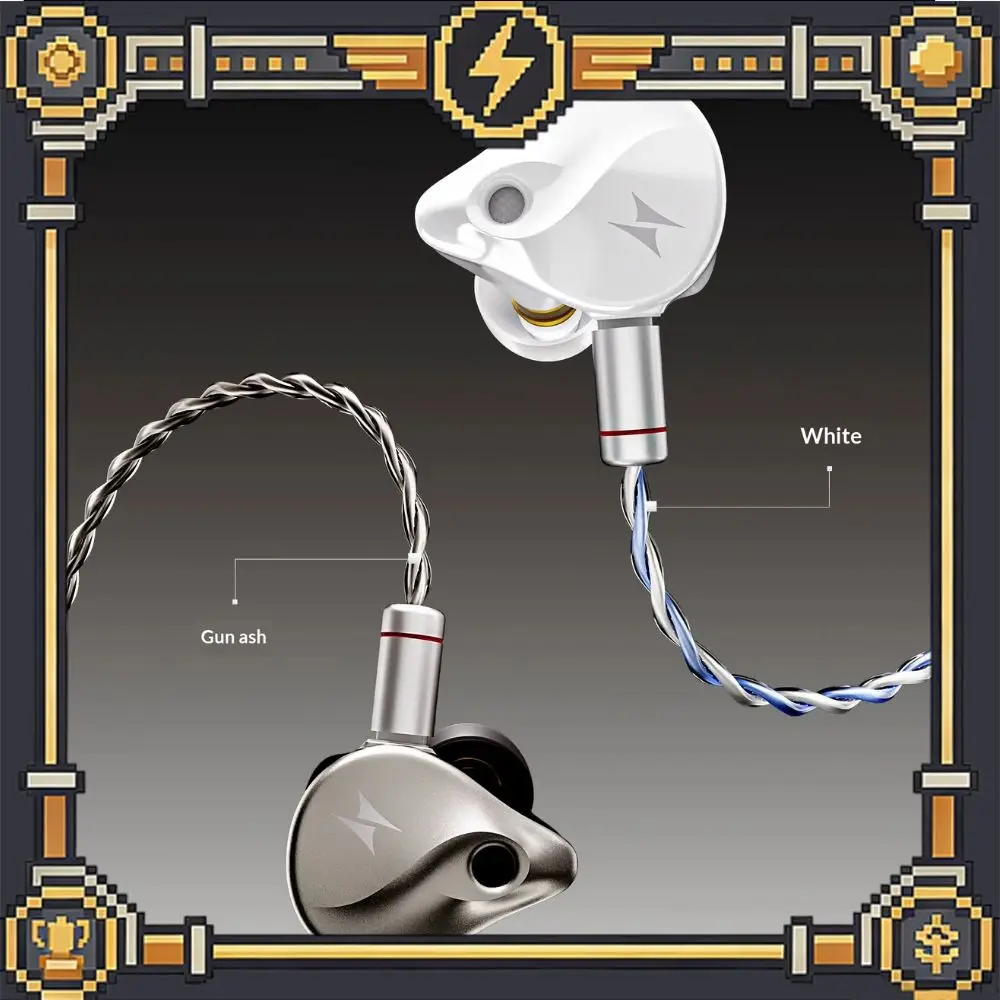 

Наушники ATK Horizon In-Ear Hi-Fi проводные Type-C 3.5 мм для киберспорта, игровые, с шумоподавлением CNC, для музыки, офиса, ПК, подарок