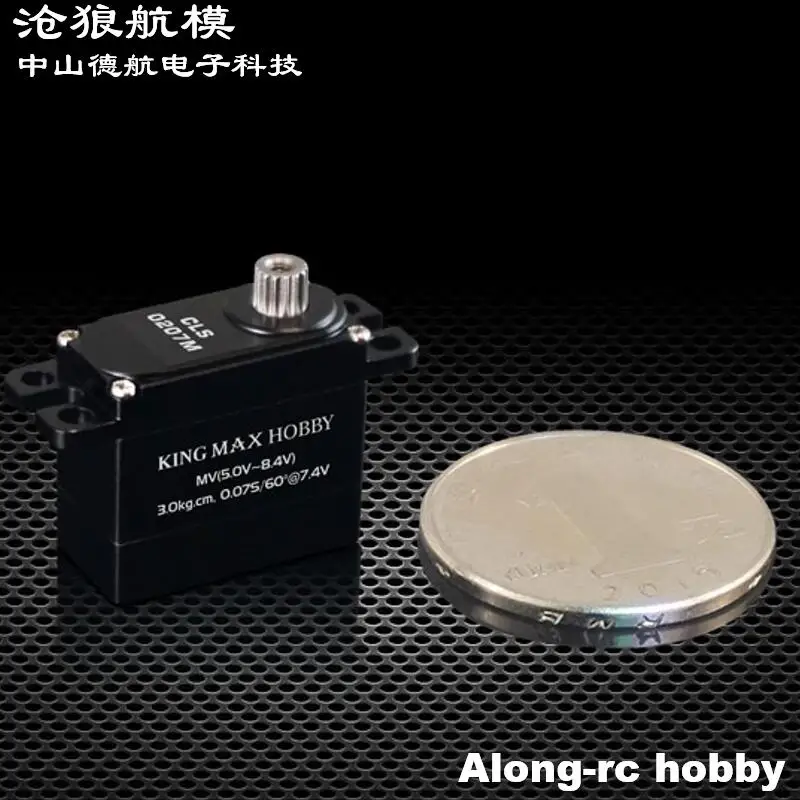 

Kingmax 3kg.cm Digital Metal Gears CNC Aluminium Hulls 10g Wing Servos CLS0207M for RC Glider Airplane Aircraft DIY Model Part