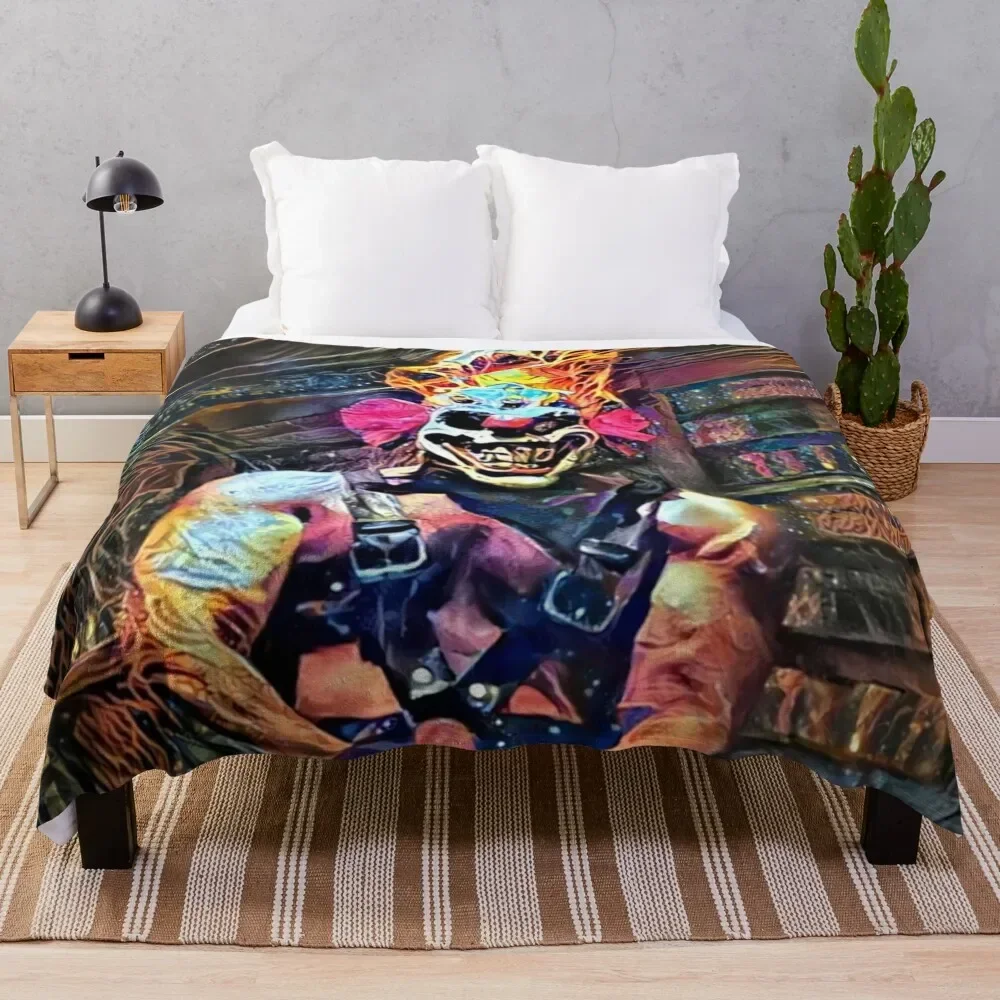 

Twisted Metal Marcus Kane Throw Blanket Stylish Decor Blanket Gift for Friends Roommate