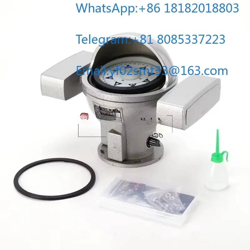 Marine Desktop Liquid Magnetic Compass CPT-130A B D 130mm Dial Built-In Lighting Deviation Correction Navigation Steering