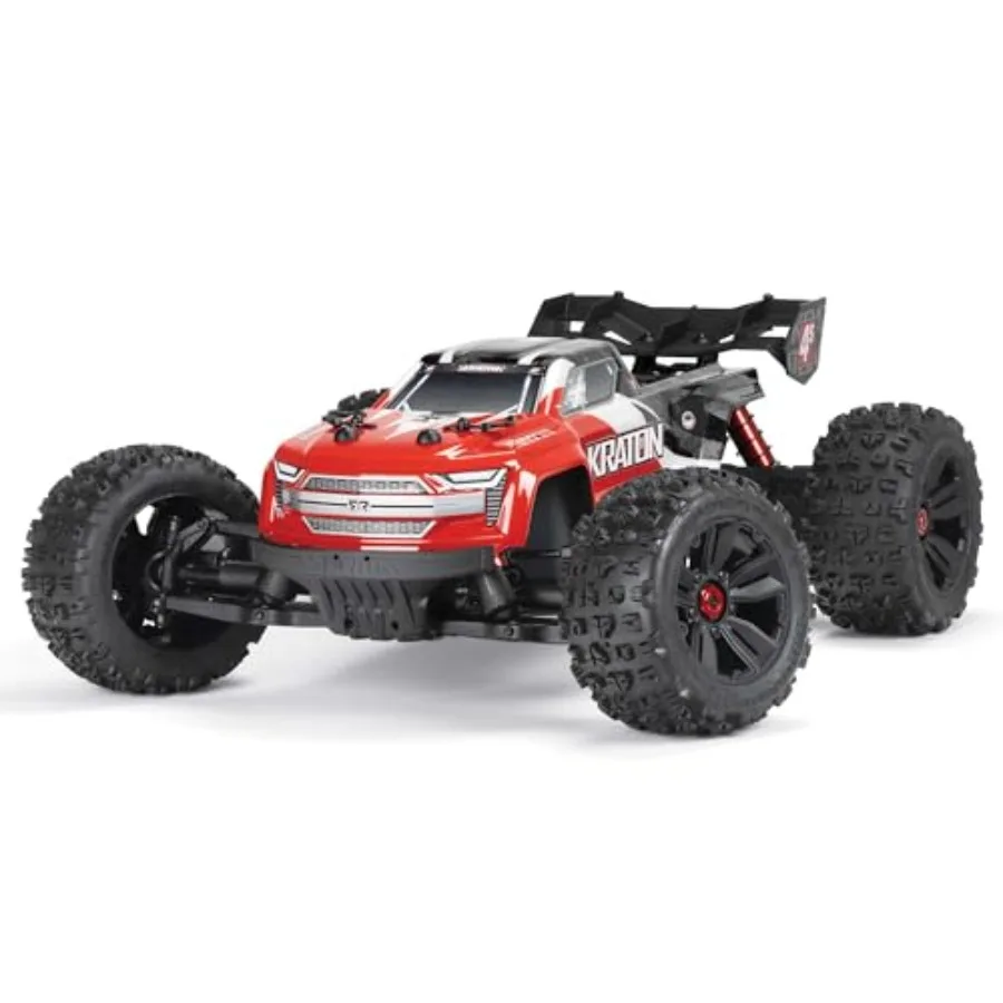 

RC Truck KRATON 4X4 4S BLX 1/10TH 4WD Speed Monster Truck RTR Battery and Charger Not Included,Red, ARA4408V2T3