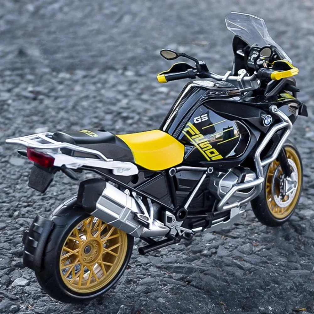 

1:12 BMW R1250GS ADV игрушечный мотоцикл модель автомобиля сплав литой под давлением амортизация внедорожный автоцикл модели транспортных средств коллекция подарков