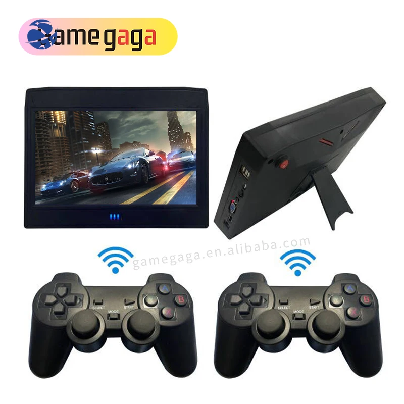 YUNYI   Yo 10 Inch Screen Video Game Console Built in 26800 3D Games Retro Games Wireless Arcade Gaming Box