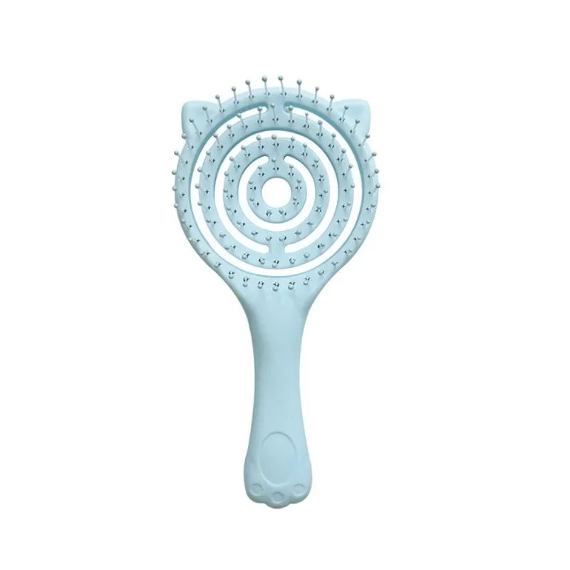 New Arrival Hair Styling Comb-Hollow-Out Rib Comb & Portable Air Cushion Design, Suitable for Kids,Anti-Tangle, Gentle Grooming