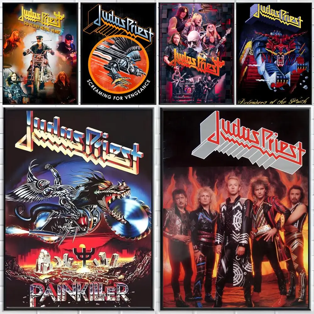 band heavy-metal J-Judas Priest Poster Distinct Home Decor Concepts Chic Indoor Art Pieces