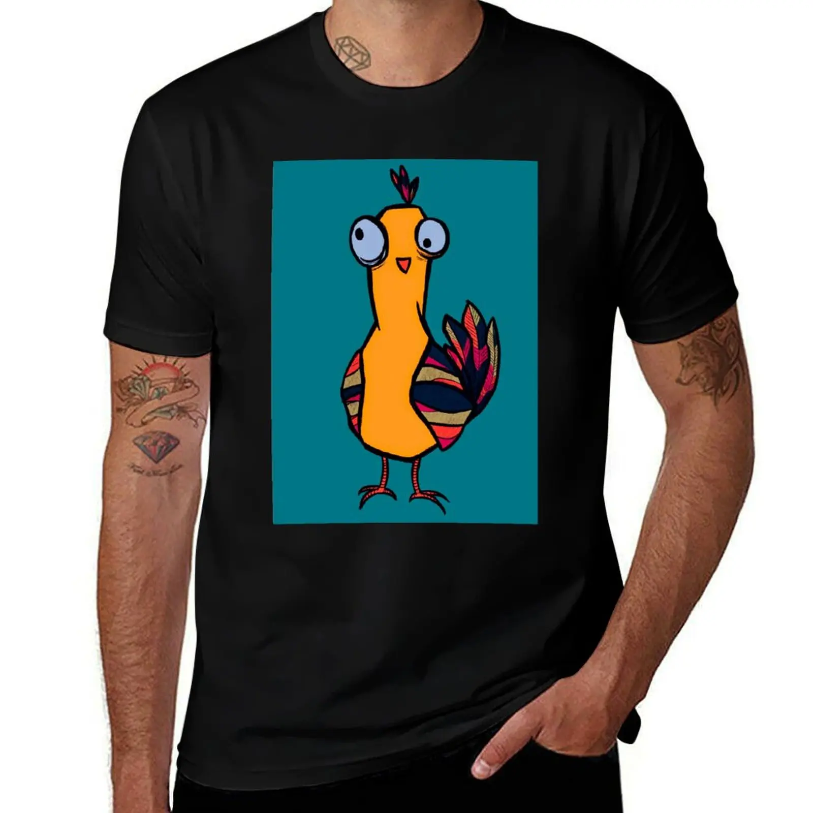 

Cute chicken design T-Shirt man graphic t shirt printed t shirts for man t shirts cotton 100% T-Shirt
