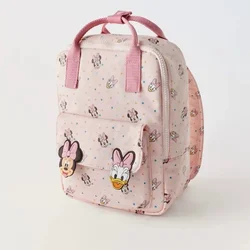 Disney cartoon  Minnie Mouse New Kids Backpack Mini Schoolbag Girls and Boys Cute Shoulder Bag