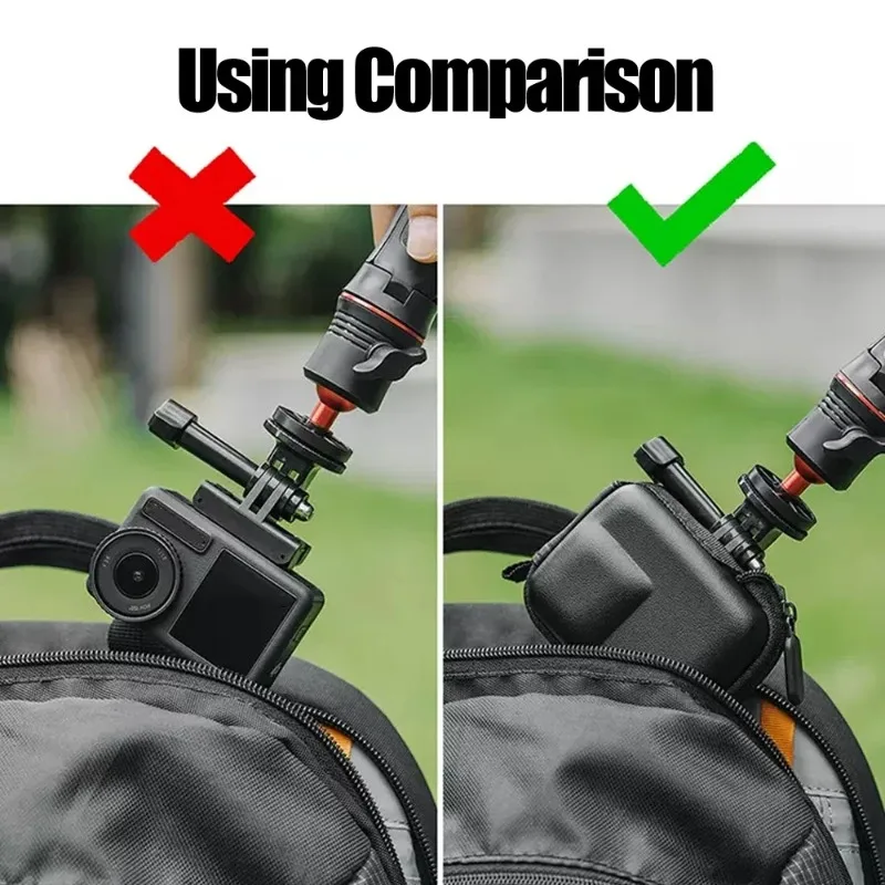 For GoPro Hero 9 10 11 12 Storage Protective Case Portable Carrying Bag With Carabiner Protector EVA Case For DJI Action4 Shell