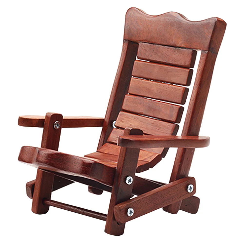 Storage Chaise Recliner Cell Phone Holder Cellphone Mobile Bracket Telephone Household Creative Brown