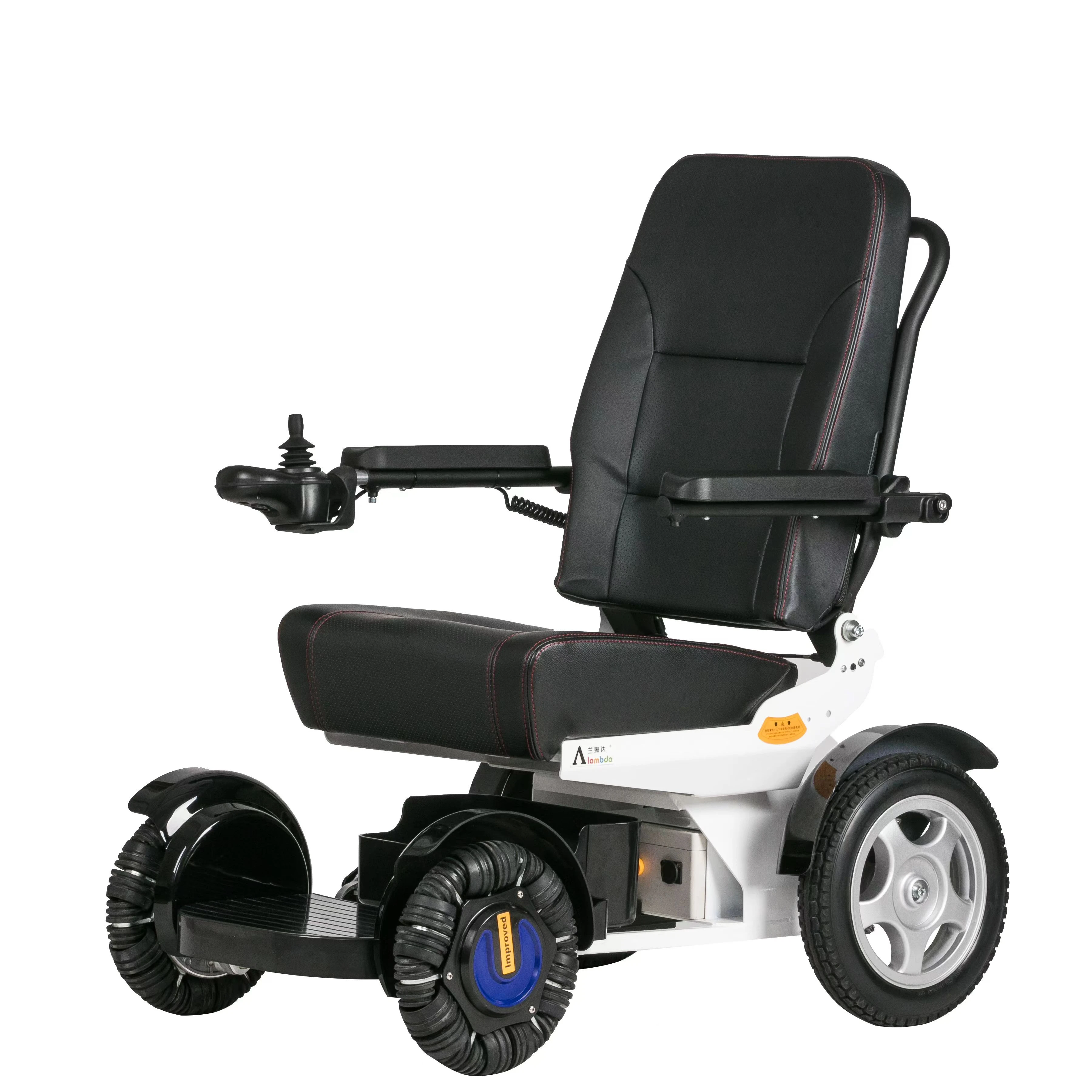 

All Terrain Foldable Detachable Handicapped Electric Wheelchair Mobility Carbon Steel Powered Motors For Handicapped Equipment