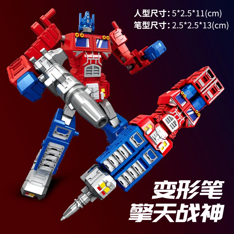 Hasbro Transformers Deformable Writing Ballpoint Pen Children Toys Transformation Robot Toy Action Figure Model for Kids Gifts