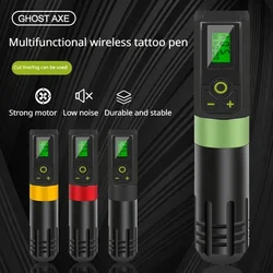 2000mAh Professional Wireless Tattoo Pen Machine Powerful Digital LED Display Low Noise Motor For Body Art Tattoo Tools Artists