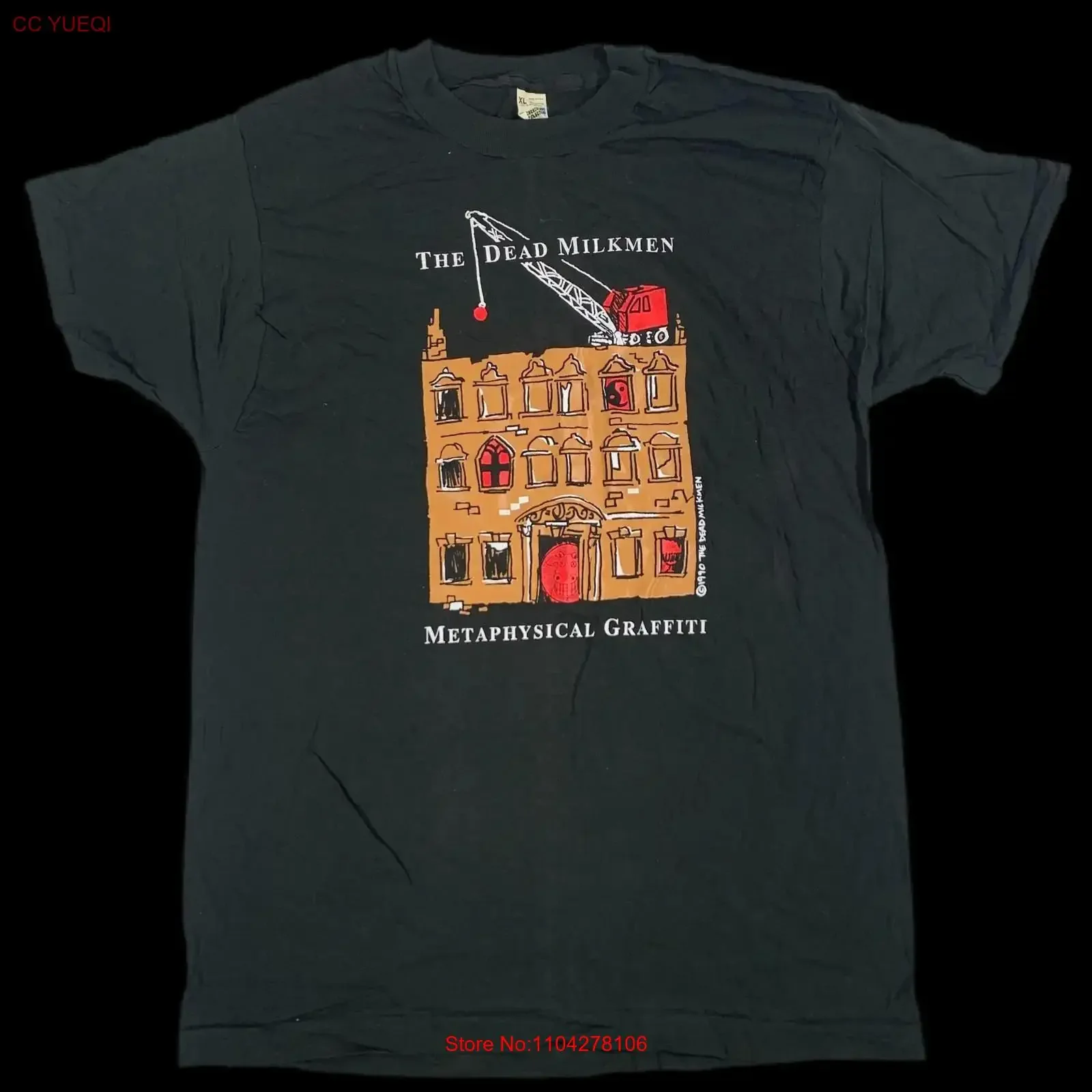 New The Dead Milkmen Band Metaphysical Graffiti Black S to 5XL T Shirt CO_486 long or short sleeves vintage Washed Versatile