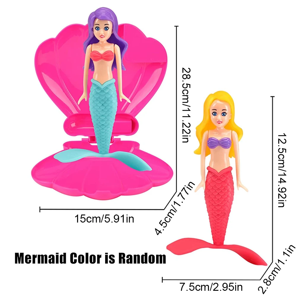 2/4/12 pçs treinamento subaquático jogo de mergulho brinquedo crianças forma sereia brinquedo de mergulho crianças piscina sereia brinquedos crianças brinquedo de mergulho de água