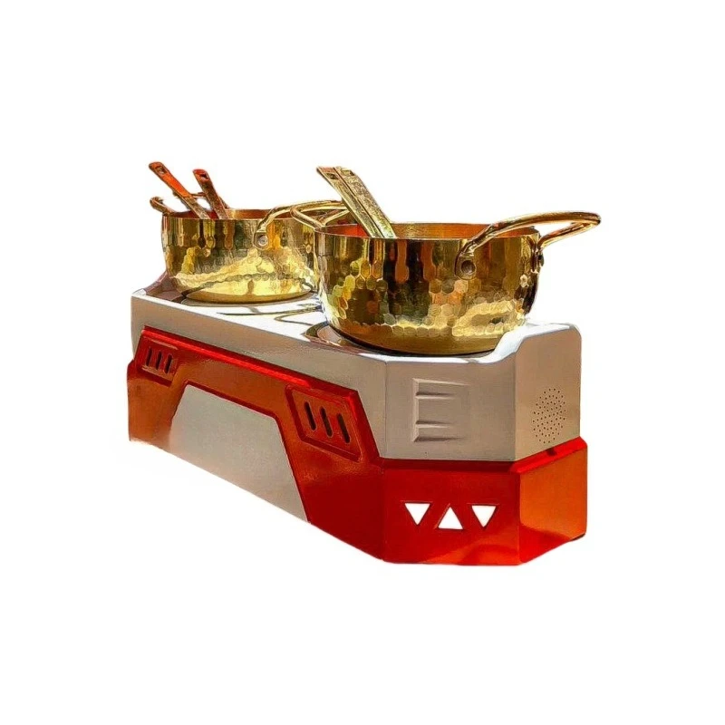 وعاء ساخن صغير دوار، توصيل الطعام الذكي، قطار صغير، سوشي دوار، نظام توصيل الطعام الذكي الأوتوماتيكي بالكامل #1