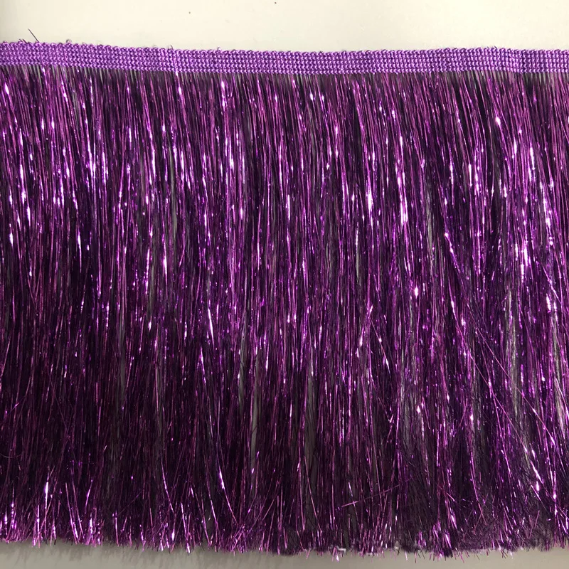 20 ซม.เงาผ้าไหมพู่ลูกไม้ละติน STAGE เสื้อผ้าอุปกรณ์เสริม DIY ผ้าม่าน Webbing ชุดวัสดุ