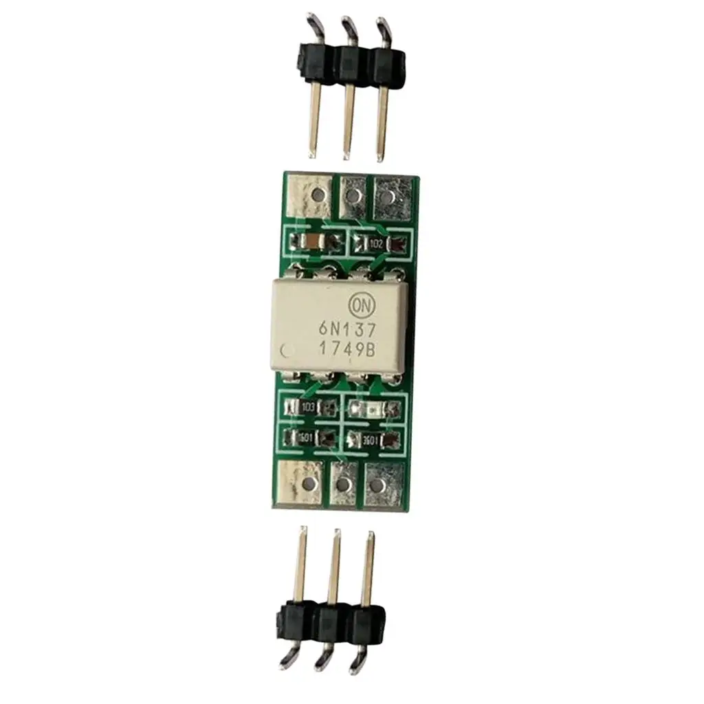 6N137 Optocoupler Isolation Board DIP8 High Speed Signal Level Converter 5V NPN Output for Data Acquisition System
