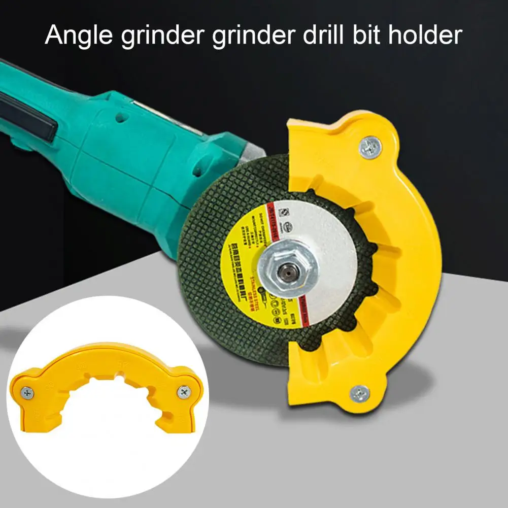 

Portable Drill Bit Sharpener Professional Metal Drill Bit Sharpener for Angle Grinder Holder for 0.8/2.5/7mm Bits Portable