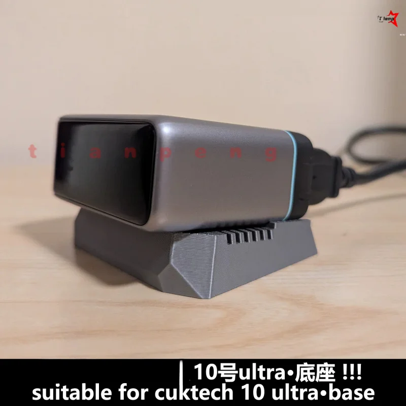 Anti-Slip Stable Desktop Storage Organizer Tray for CUKTECH 10 Ultra Multi Port Fast Charger Neat Cable Placement Support Holder