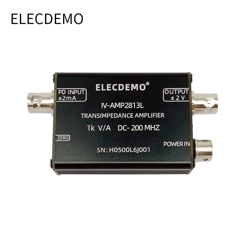 Transimpedance amplifier high bandwidth IV conversion Hamamatsu PIN photocell signal avalanche APD sensor 200M bandwidth