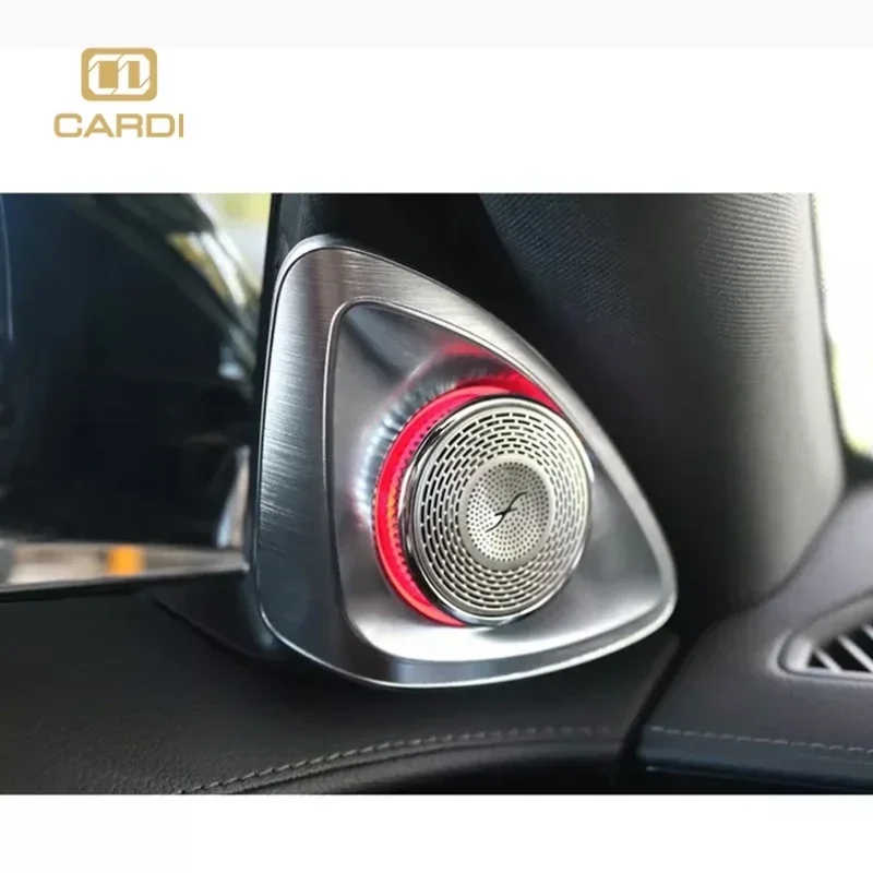 2021 Latest Launch 4D Rotating Tweeter Speaker For Mercedes S-class W223 With 64 Color Ambient Light Car Audio Speakers