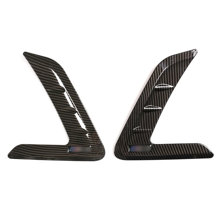 For BMW 3 Series G20 G28 320 325 330i 2020 2021 2023 2pcs Car Side Wing Air Flow Fender Grill Outlet Intake Vent Trim Black ABS 4