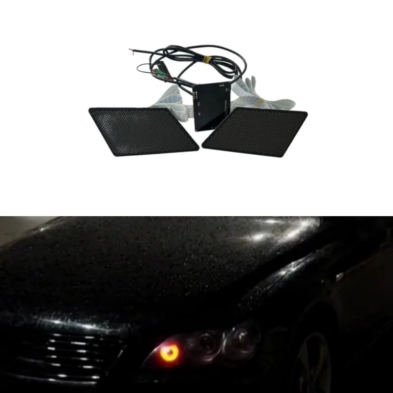 

Dynamic LED Car Headlights Devil Eye LED Car Light Headlight Assembly Modified Eagle Eye Light 12V for Cars Accessory