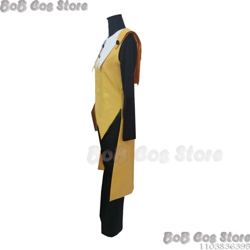 Gravity Bill Will Cipher Anime Cos Costume Yellow Suit Blue Uniform Hat Gloves Cosplay Holloween Party Role Play Man Comic-Con