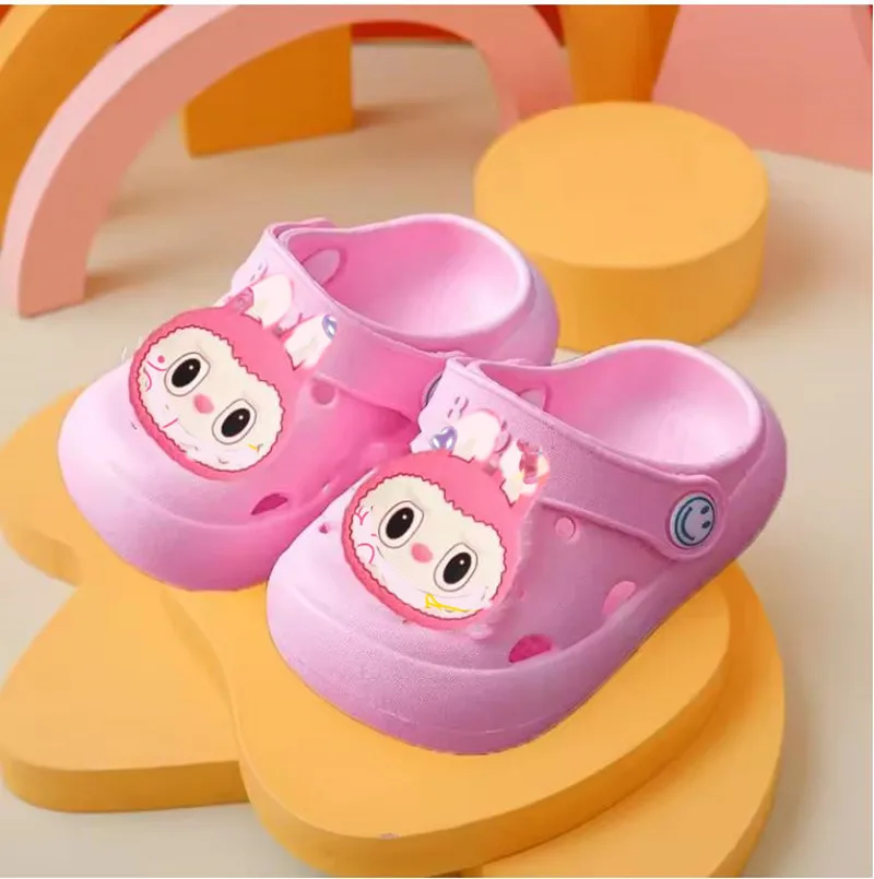 

miniso Summer Slippers Kids Sandals Baby Boys Girls Sandals for 12labu Non-slip Cartoon Slippers cartoon Beach Shoes