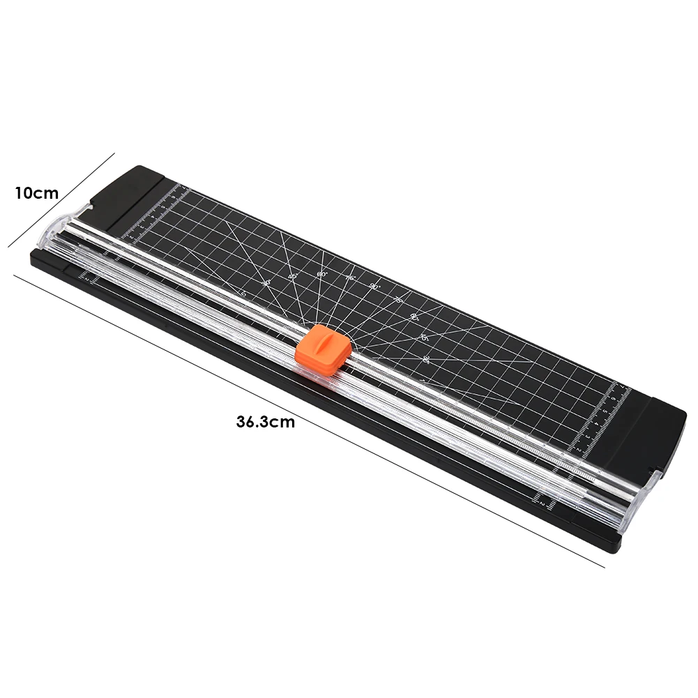 เครื่องเครื่องทำลายเอกสารกิโยตินตัดกระดาษ A4/A5พร้อมไม้บรรทัดแบบดึงออกได้สำหรับเครื่องตัดภาพสมุดภาพน้ำหนักเบา