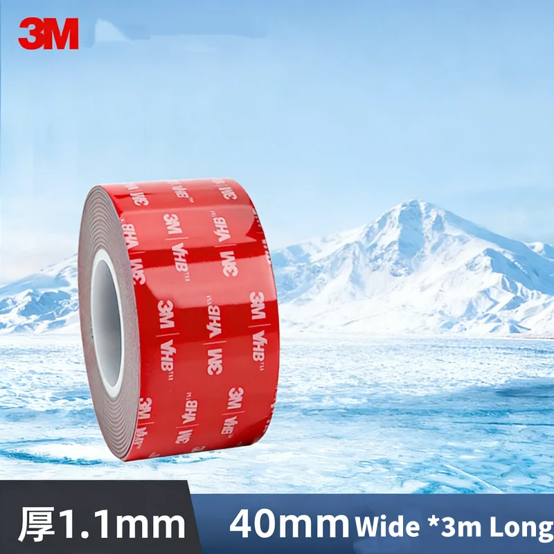 3M Sterke Dubbelzijdige Tape Lijm 1.1mm Dik 3M GPL-110 Hoge Viscositeit Auto Speciale Tape Traceless Sticking Fixing Foam Tape